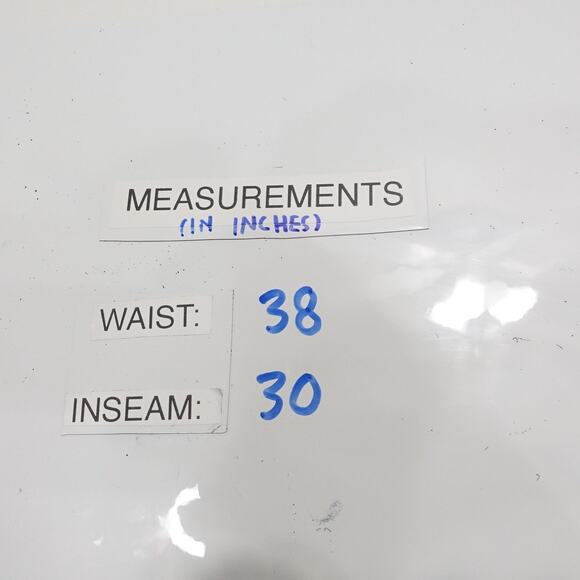 New! Jos. A. Bank Pants 38x30 Khaki Traveler Twill Tailored Fit Pleated Cuffed - Picture 10 of 10